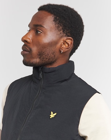 Lyle & Scott Black Puffer Gilet
