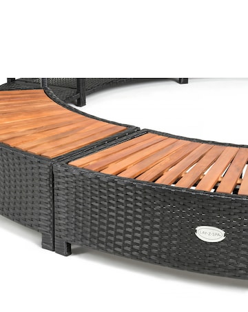Lay-Z-Spa 180cm Round Rattan Hot Tub Surround
