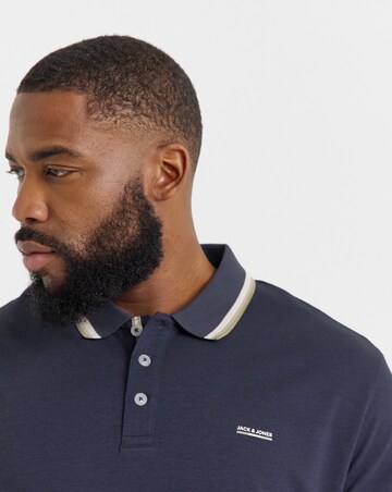 Jack & Jones Blualves Long Sleeve Polo - Navy