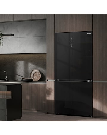 Hisense KitchenFit RQ768N4GBE Multi-Door Fridge Freezer - Black