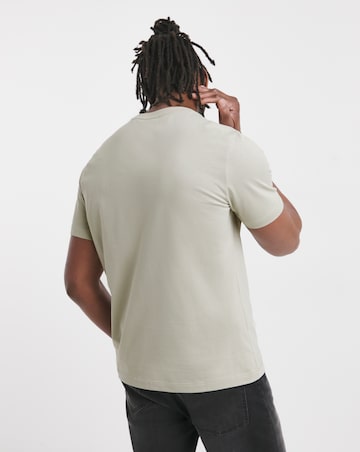 BOSS Short Sleeve Crackle Logo T-Shirt - Beige