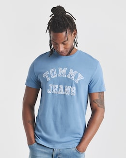 Tommy Jeans College Logo T-Shirt - Blue