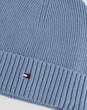 Tommy Hilfiger Flag Pima Cotton Beanie - Blue