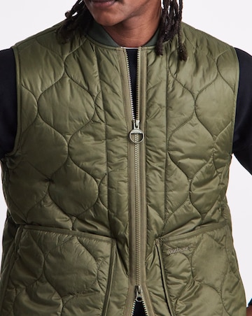 Barbour Re-Engineered Utility Liddesdale Quilted Gilet - Dark Olive