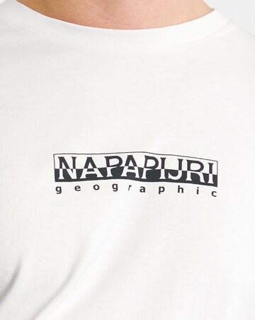 Napapijri Women's Box Logo T-Shirt in Black Napapijri