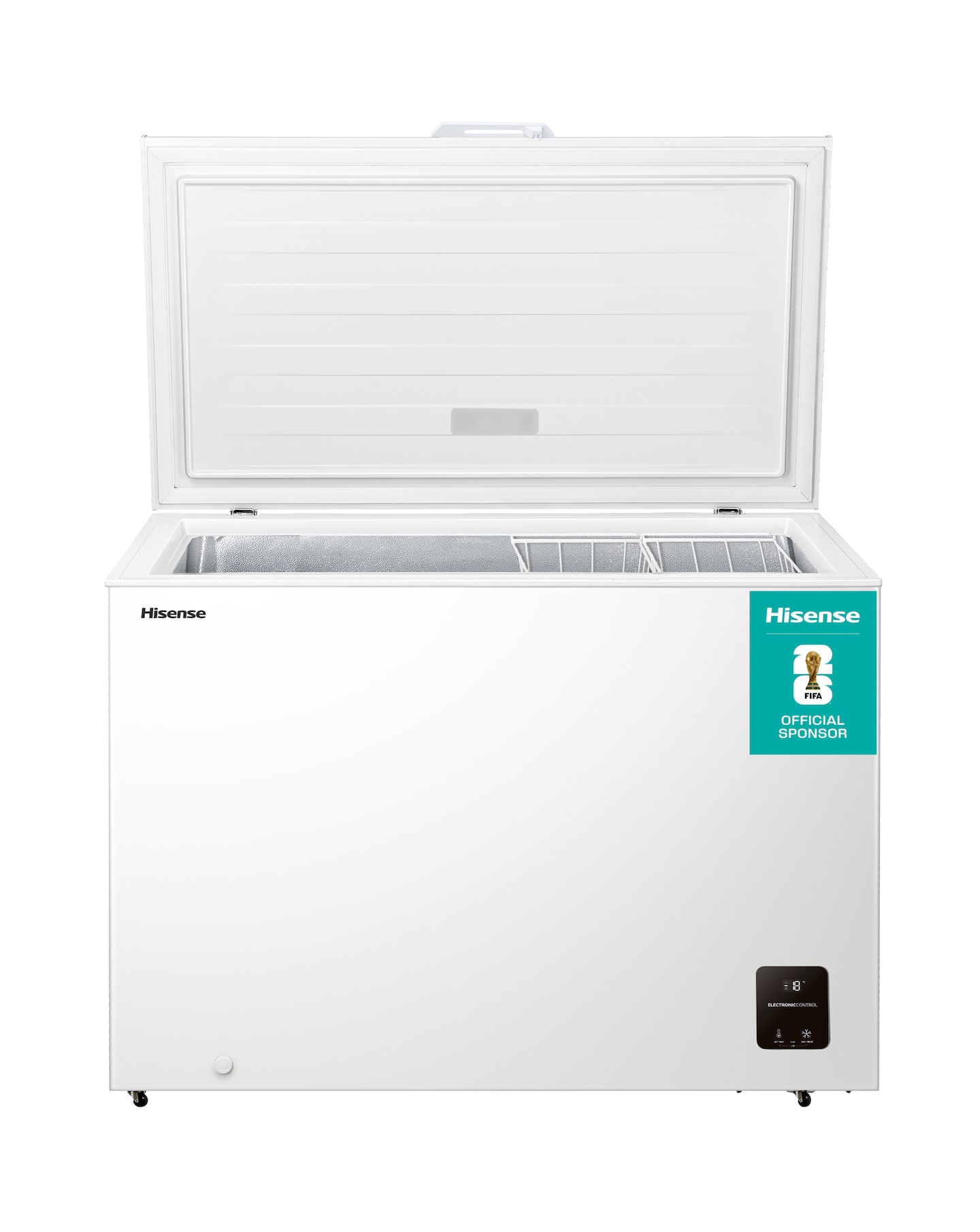 Hisense FC386D4AWLE Static 297L Chest Freezer - White