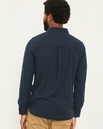 FatFace Oxlow Long Sleeved Shirt (Regular & Tall) - Navy