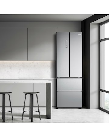 Hisense PureFlat RF632N4AIE1 Total No Frost American Fridge Freezer Silver