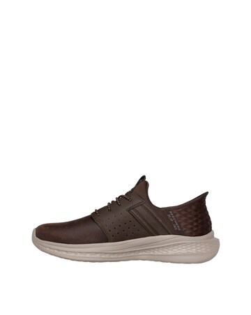 Skechers Slip-ins Slade Zachary Trainer - Brown