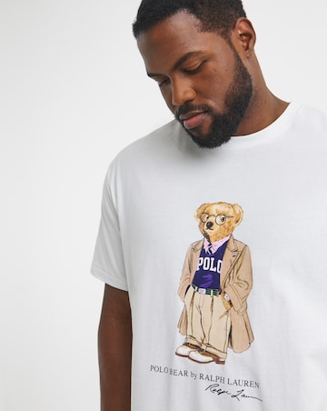Polo Ralph Lauren Short Sleeve Bear Graphic T-Shirt - White