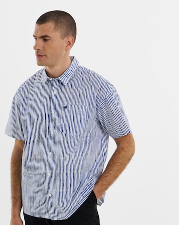 Napapijri Elior Short Sleeve Shirt - Stripe