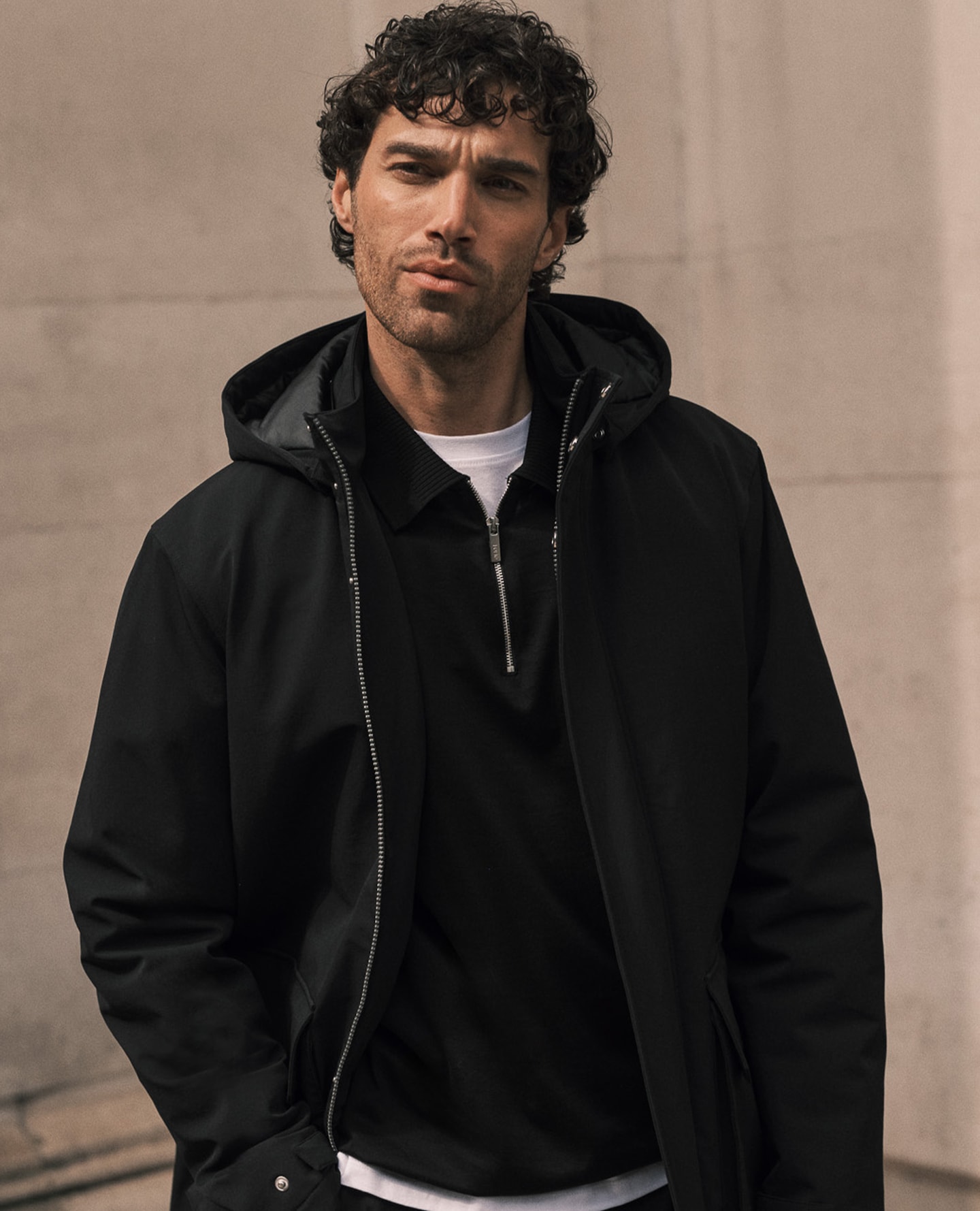 Model wearing Folio parka