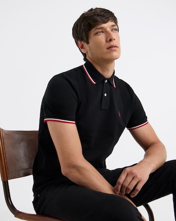 Polo Ralph Lauren Short Sleeve Tipped Polo -Black