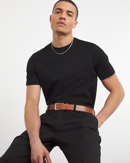 Premium 100% Mercerised T-Shirt- Black