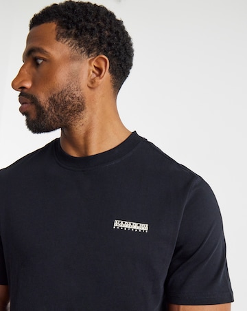 Napapijri Small Box Short Sleeve T-Shirt - Black