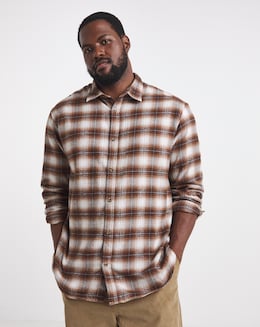Jack &amp; Jones Joshua Check Shirt - Brown