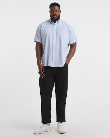 Polo Ralph Lauren Short Sleeve Stripe Seersucker Shirt - Blue/ White