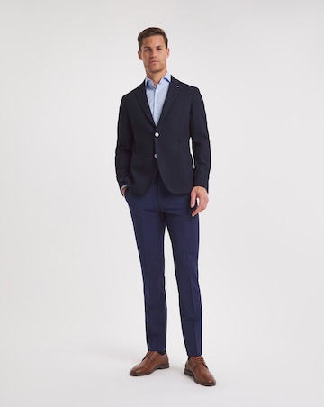 BOSS Slim Fit Navy Textured Blazer