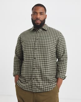 Jack & Jones James Check Shirt  Olive