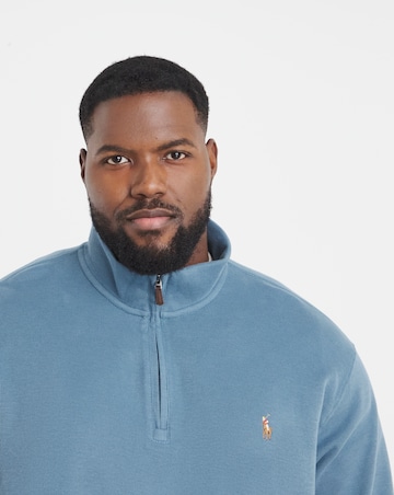 Polo Ralph Lauren 1/4 Zip Sweat - Blue
