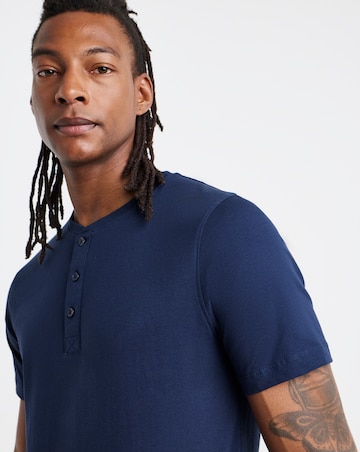 Grandad T-Shirt- Navy