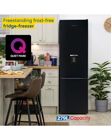 Russell Hobbs RH180FFFF551E1BWD Frost-Free Fridge Freezer with Water Dispenser