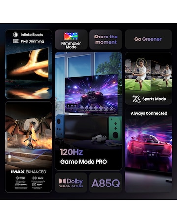 Hisense 65A85QTUK 65in OLED 4K Ultra HD HDR Smart TV