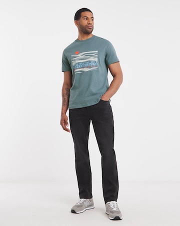 Napapijri Buti Graphic T-Shirt - Stormy Weat