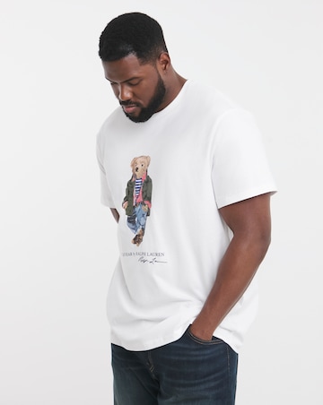 Polo Ralph Lauren White Short Sleeve Explorer Bear T-Shirt