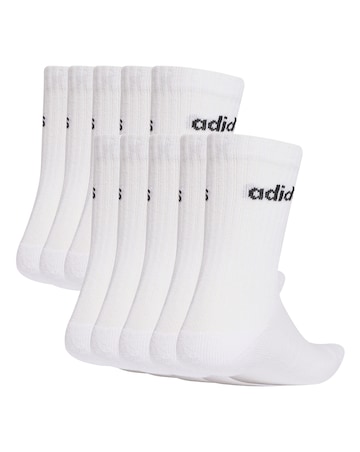 adidas Linear Crew 10 Pack Socks
