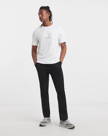 Tommy Hilfiger Short Sleeve Ithaca Flag T-Shirt - White