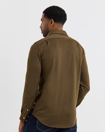 Polo Ralph Lauren Long Sleeve Stretch Jersey Shirt - Brown