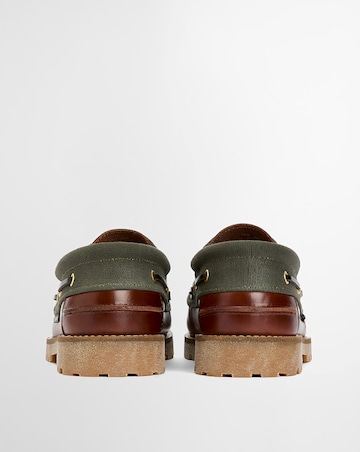 Barbour Deck Boat Shoe - Mahogany