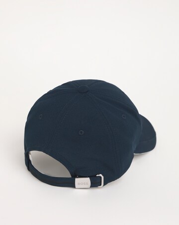 BOSS Large Embroided Logo Blue Cap