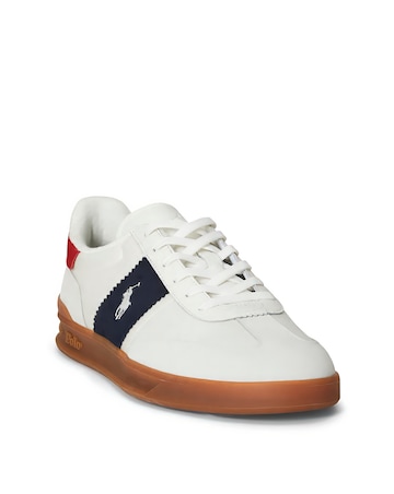 Polo Ralph Lauren Heritage Aera Trainer - Off White/Navy