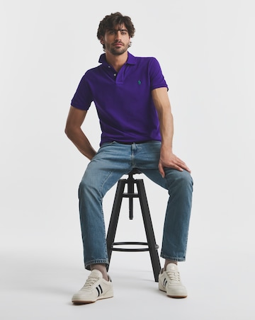 Polo Ralph Lauren Classic Short Sleeve Polo Shirt - Purple