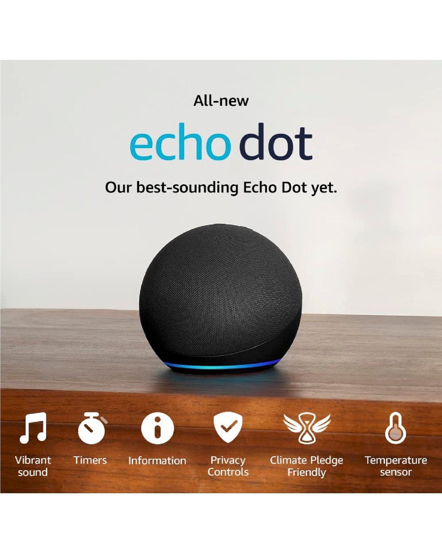 Amazon Echo Dot (5th Gen 2022) Smart Speaker with Alexa