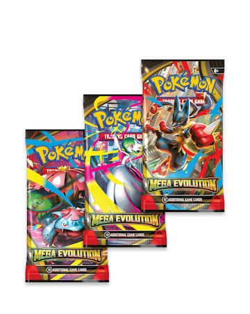 Pokemon Trading Card Game (TCG): Mega Evolution Booster 3 Pack Assortment