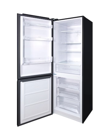 Russell Hobbs RH186FFF60B Frost Free Fridge Freezer - Black- E Rated 186 CM