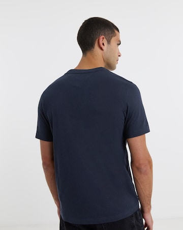 Tommy Hilfiger Short Sleeve Colour Block Graphic T-Shirt - Navy