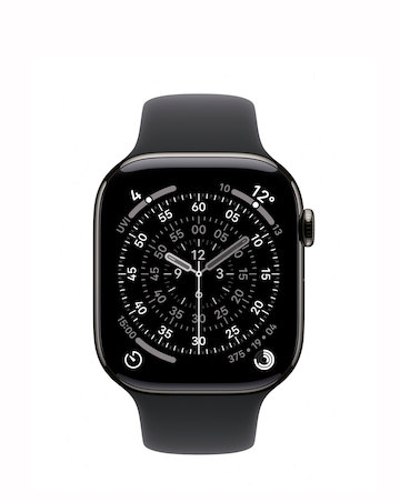 Apple Watch Series 11 GPS 46mm - Jet Black Aluminium/Black Sport Band - M/L