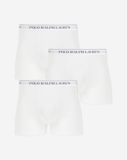Polo Ralph Lauren 3 Pack Classic B&amp;T Logo White Trunks