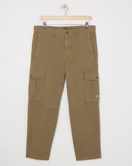 BOSS Cargo Khaki Trouser