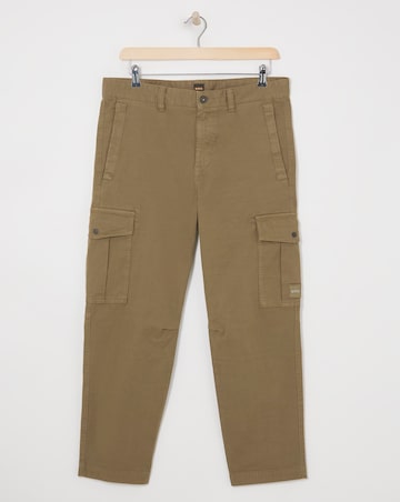 BOSS Cargo Khaki Trouser