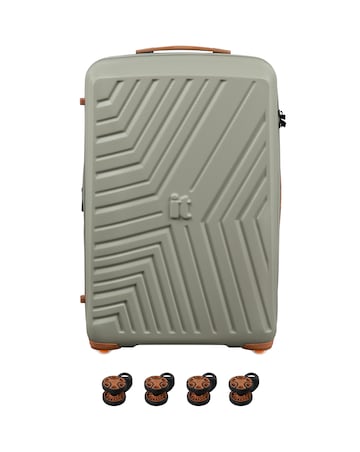 IT Luggage Convertible Large Suitcase with Removable Wheels