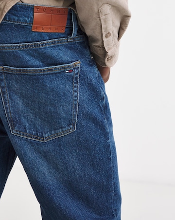 Tommy Jeans Ryan Slim Straight Jean - Dark Denim