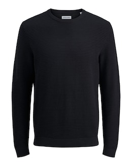 Jack & Jones Otto Knit Crew Neck - Black
