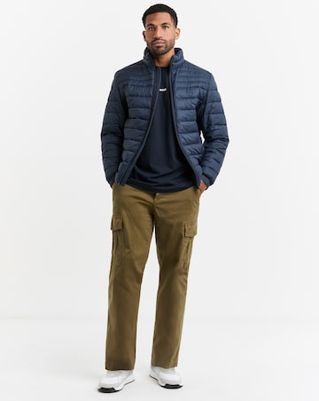 BOSS Lightweight Padded Jacket - Navy