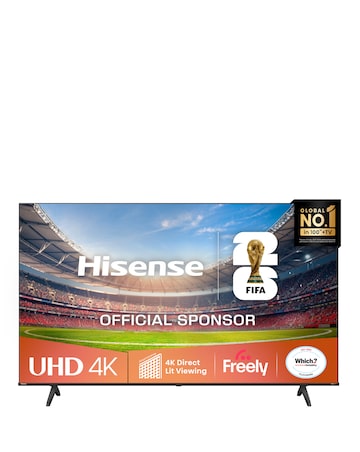 Hisense 43in 43A6NTUK Smart 4K UHD HDR LED TV with Amazon Alexa