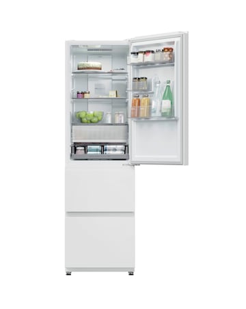 Haier Series 3 HTR3518ENMWK 185cm 60/40 Fridge Freezer White + Install